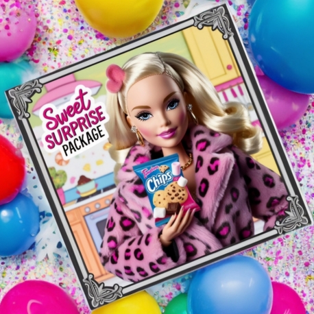 SWEET SURPRISE PACKAGE(TEKLİ ATIŞTIRMALIK KUTUSU)-BARBIE 