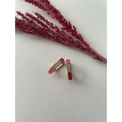 pembe gold küpe