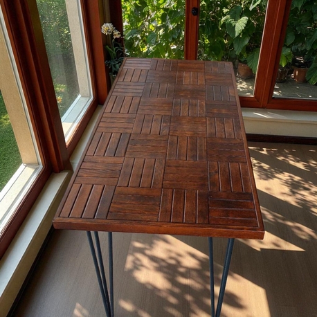 120 x 60 ceviz bahçe Balkon masa