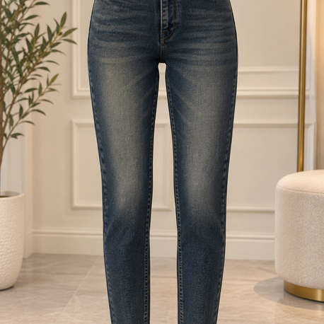 Yüksek bel skinny jean 