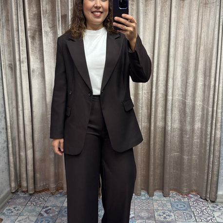 İkili blazer ceket pantolon takım