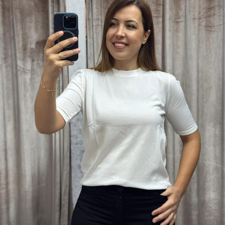 Sırt detaylı basic triko 
