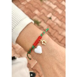 Beyaz Kalpli Yılbaşı Bilekliği