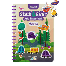 Stick4Ever - Jelly Sticker Book - Vehicles