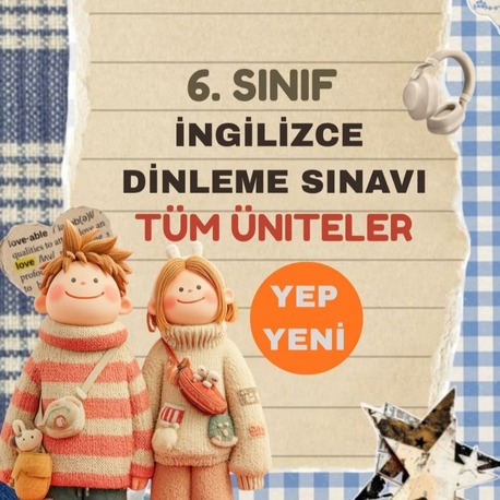 YENİ 6. Sınıf İngilizce Dinleme Sınavı - Müfredata Uygun - TÜM ÜNİTELER - #miyaovenglish