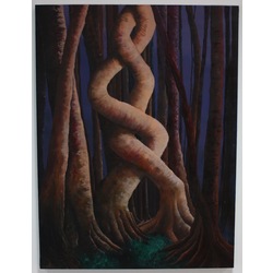 Canvas üzerine 1.10 x 95 cm. yağlı boya 