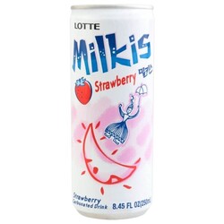 Lotte Milkis Drink Strawberry (Çilekli)