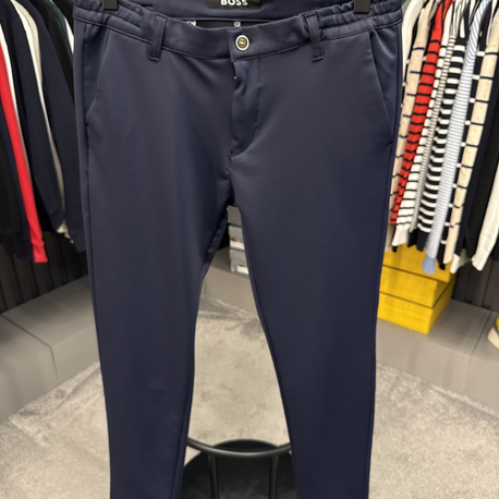 Boss Kışlık Kırışmayan Kumaş Jogger Pantolon (1286-Lacivert)