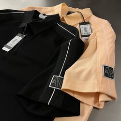 OUTLET ÜRÜNÜ Armani Exchange Polo Yaka (1100- Pudra Rengi)