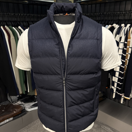 İthal Loro Piana Yelek 6019 (Lacivert)