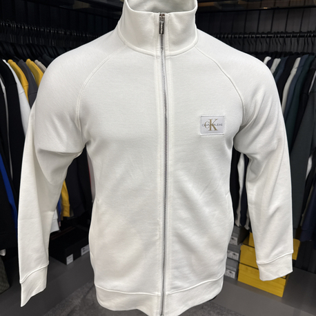 OUTLET ÜRÜNÜ Calvin Klein Uzun Fermuarlı Sweat (2509-Beyaz)