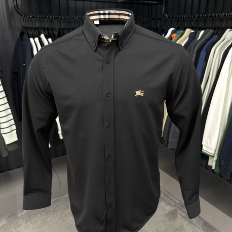 OUTLET ÜRÜNÜ Burberry Kırışmayan Gömlek (3094-Siyah)