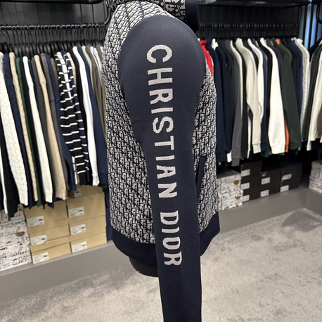 OUTLET ÜRÜNÜ İthal Christian Dior Çelik Örme Hoodie (Gri)