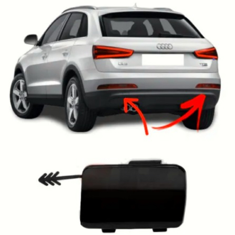 Audi Q3 2011-2016 Arka tampon çekme kapağı