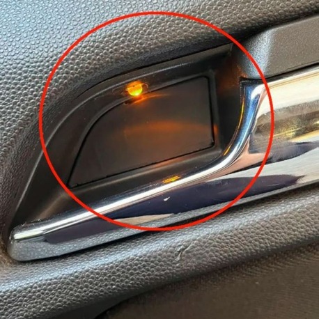 Opel Astra H sağ ve sol kapı çerçeve kapağı Siyah 13154771