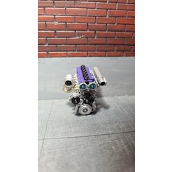 1/24 2JZ GTE Motor X-16 Purple