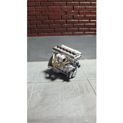 1/24 2JZ GTE Motor XF-56 Metallic Grey