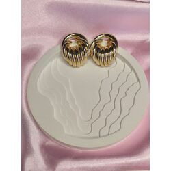 Çelik gold küpe