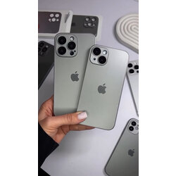 İPHONE KAMERA KORUMALI MAT GLAS CASE 