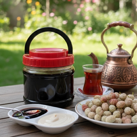 Güneşte Pişirilmiş Dut Pekmezi (900 gr)