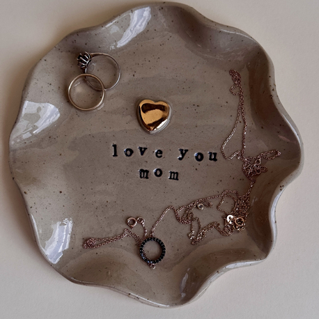 Love you mom jewellery dish