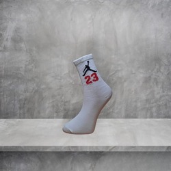 Jordan 23 Desenli Beyaz Çorap