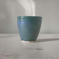 Blue Wave Luna Stoneware Kupa