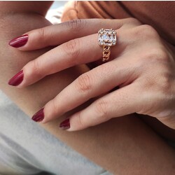 Diamond Yüzük Gold