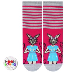 Rabbit Head Design Soket Çorap