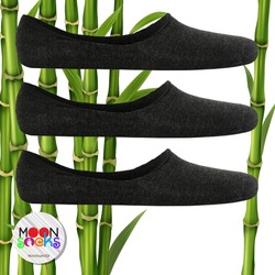 Bambu Babet Çorap Siyah 3'lü Paket