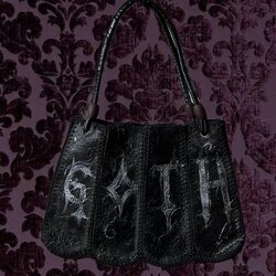 Goth crucifix desinger bag ✝️