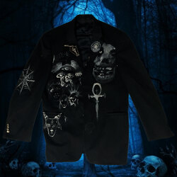 Oversize Goth Blazer Ceket