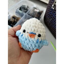 Muhabbet kuşu anahtarlık peluş