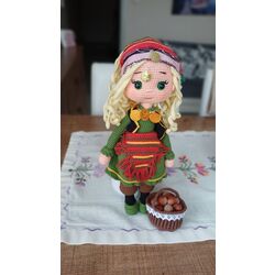 Karadeniz kızı amigurumi bebek Nazar