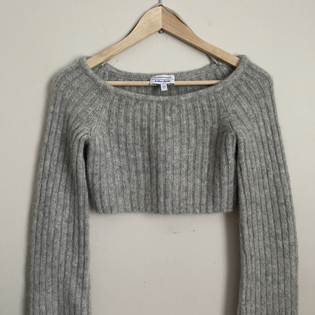 & Other Stories Stockholm Atelier Alpaca Wool Crop Knitwear