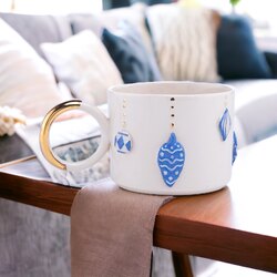 Mori® Blue Deco Mug