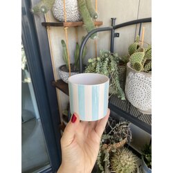 Blue Striped Mug