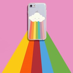 Gökkuşağı Bulut Premium Telefon Kılıfı