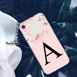 Gül Desenli Harf Premium Telefon Kılıfı