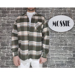 Haki Yeşili OVERSIZE Kalın Ceket Oduncu Gömleği