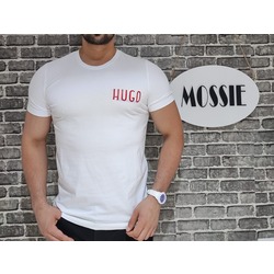 HUGO Hugo Boss Beyaz Bisiklet Yaka Erkek Tişört