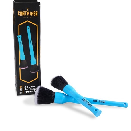 Cartainer 2’li Siyah Ultra Yumuşak Detay Fırça Seti