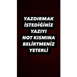 ARKA CAM YAZISI