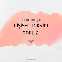 Kişisel Takvim Analizi