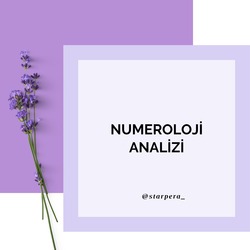 Numeroloji Analizi