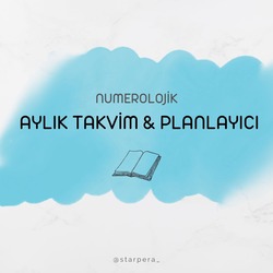 Numerolojik Aylık Takvim & Planlayıcı