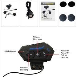 MOTOSİKLET KASK İNTERCOM BLUETOOTH KABLOSUZ KULAKLIK MİKROFON V4.2