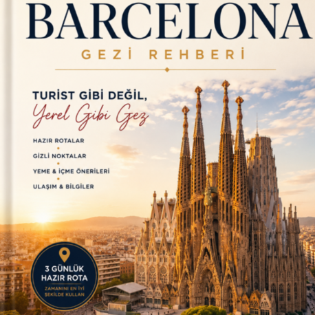 Barcelona Gezi Rehberi PDF | Türkçe Dijital Seyahat Rehberi İspanya Barcelona Gezi Planı