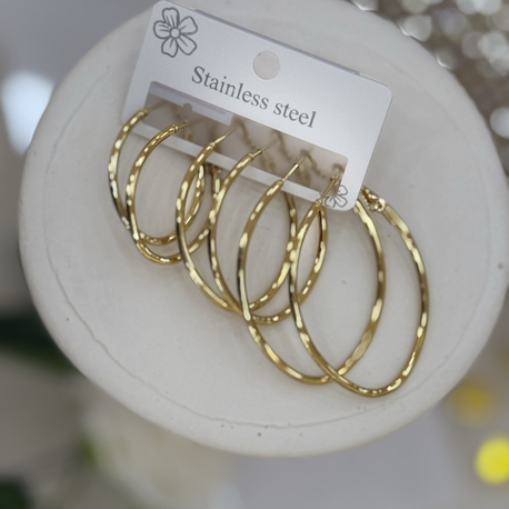 Stainless Steel Halka Küpe