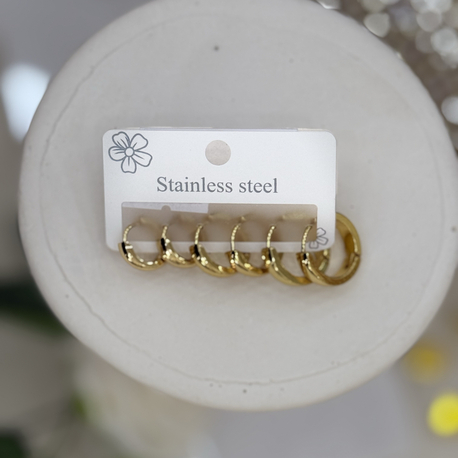 Stainless Steel Halka Küpe